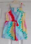 NEW ACCESSORIZE - Bright Multicoloured Tie Dye Playsuit - Age 5 - 6 Years