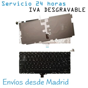TECLADO ESPAÑOL APPLE MACBOOK A1278 13.3 NEGRO repuesto - Imagen 1 de 5