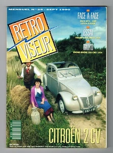 *** RETROVISEUR n° 25 ** 09-1990 // dossier CITROËN 2 CV - TRIUMPH DOLOMITE 1934 - Picture 1 of 2