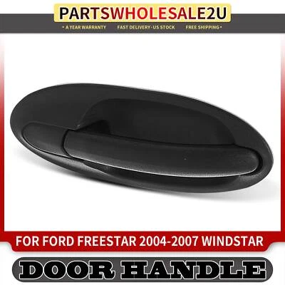 Manija de puerta exterior negra con textura del conductor trasero para Ford Windstar 99-03 Freestar Foto 1 de 4