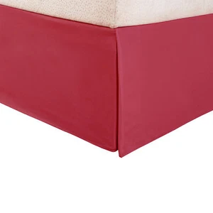 Microfiber 1500 Egyptian Quality Pleated Bed Skirt 14" Drop All Sizes & Colors - Picture 1 of 17