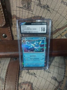 Pokemon Scarlet & Violet 151 Holo Rare Vaporeon 134/165 CGC 10 Gem Mint - Picture 1 of 3
