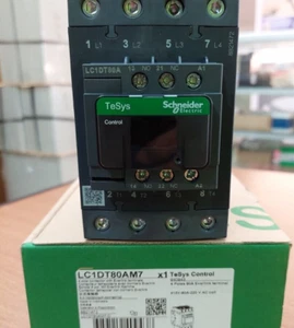 1PC- SCHNEIDER LC1DT80AM7 TeSys D contactor - 4P(4 NO)-AC-1= 440V 80A - 220VAC - Picture 1 of 4