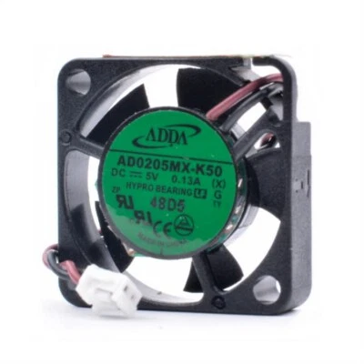 ADDA AD0205MX-K50 2.5CM 25*25*06MM 5V 0.13A 2Pin Cooling Fan - Image 1 of 2
