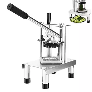 Commercial Stainless Steel French Fry Cutter Potato Cutter Slicer - Picture 1 of 9