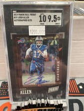 2019 Panini Black Friday JOSH ALLEN Autograph #08/25 SGC 9.5/10 Auto