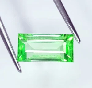 Gemas de zafiro princesa de zafiro verde natural sueltas de 5,97 quilates - Imagen 1 de 10