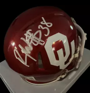 Minicasco de velocidad firmado por Roy Williams Oklahoma Sooners (Beckett) - Imagen 1 de 6