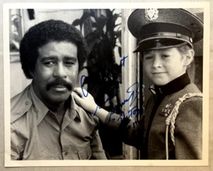 VTG Scott Schwartz Autographed B&W Photo 8x10 Signed with Richard Pryor - Picture 1 of 3