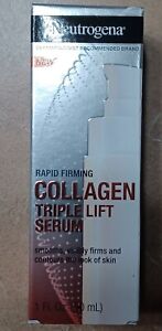 Neutrogena Rapid Firming Collagen Triple Lift Serum 1 oz. Lot# 151AC  Brand New!