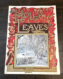 Holly Leaves Christmas Magazine 1968 London England Queen Madonna Vintage - Bild 1 von 8