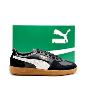 *NEW* UNISEX Puma Palermo Leather 'Black Feather Grey Gum' (396464 03) 👍 - Picture 1 of 5