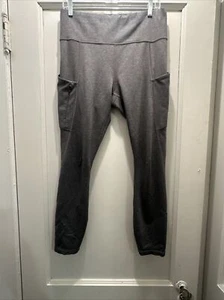Athleta Women’s Medium Leggings Grey Workout Gym Yoga Pockets VGC - Picture 1 of 11