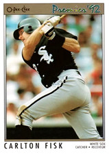 1992 O-Pee-Chee Premier #86 Carlton Fisk Chicago White Sox HOF