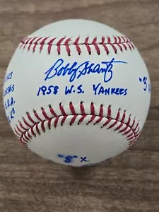 Bobby Shantz Signed Baseball With STATS JSA CoA Q23618 - Picture 1 of 6