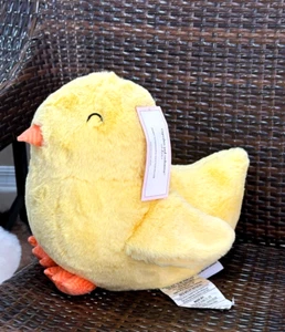 Cupcakes and Cashmere Yellow Chick Shaped Decorative Easter Pillow Soft Cute - Picture 1 of 9