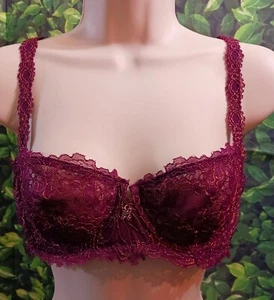 Savage X Fenty Rihanna Romantic Corded Lace Balconette  36C NWOT - Picture 1 of 24