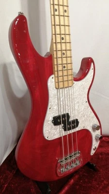 (G&L) SB-1 40th Anniversary Red Made in USA PB Type Solid Electric Bass Guitar - Image 1 of 4