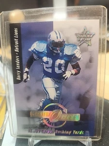 1999 LEAF ROOKIES & STARS #GH-22 BARRY SANDERS GREATEST HITS 2380/2500 - Picture 1 of 3