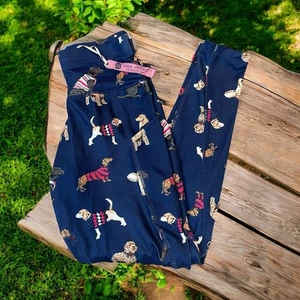 Neu mit Etikett Simply Southern Damen-Leggings mit Hundedruck Größe Small Allover-Druck Taschen - Bild 1 von 12