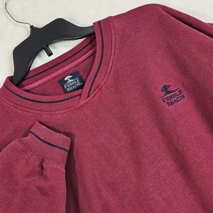 Sudadera Pebble Beach Para Hombre X-Grande Manga Larga Cuello Redondo Roja - Imagen 1 de 10