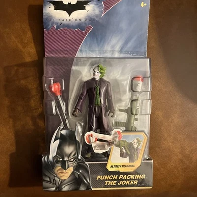 Figura de acción Punch Packing The Joker -The Dark Knight - Mattel 5,5" - 2007-sellada Foto 1 de 4