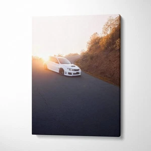 Subaru WRX STI High Resolution Museum Quality Vertical Car Canvas Print #010 - Picture 1 of 14