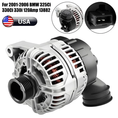 Alternator 13882 for 2001-2006 BMW 325i 330Ci 325Xi Z3 325Ci 525i 323i 330i 530i - Image 1 of 4