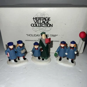 Dept 56 Navidad en la ciudad Accesorio Vacaciones Excursión Set de 3 58858 - Imagen 1 de 10