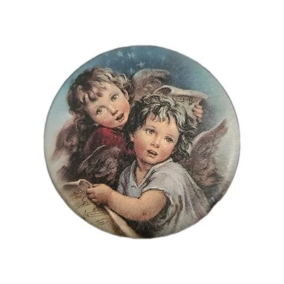 Vintage Angel Cherub Set Of 4 Coasters in A Tin Made For House Of Lloyd 1996  - Image 1 of 4