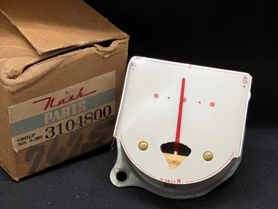 Nuevo de Lote Antiguo 1940 Nash Ambassador Lafayette AMPLIFICADOR AMPERÍMETRO TABLERO CUADRO DE INSTRUMENTOS MEDIDOR Foto 1 de 4