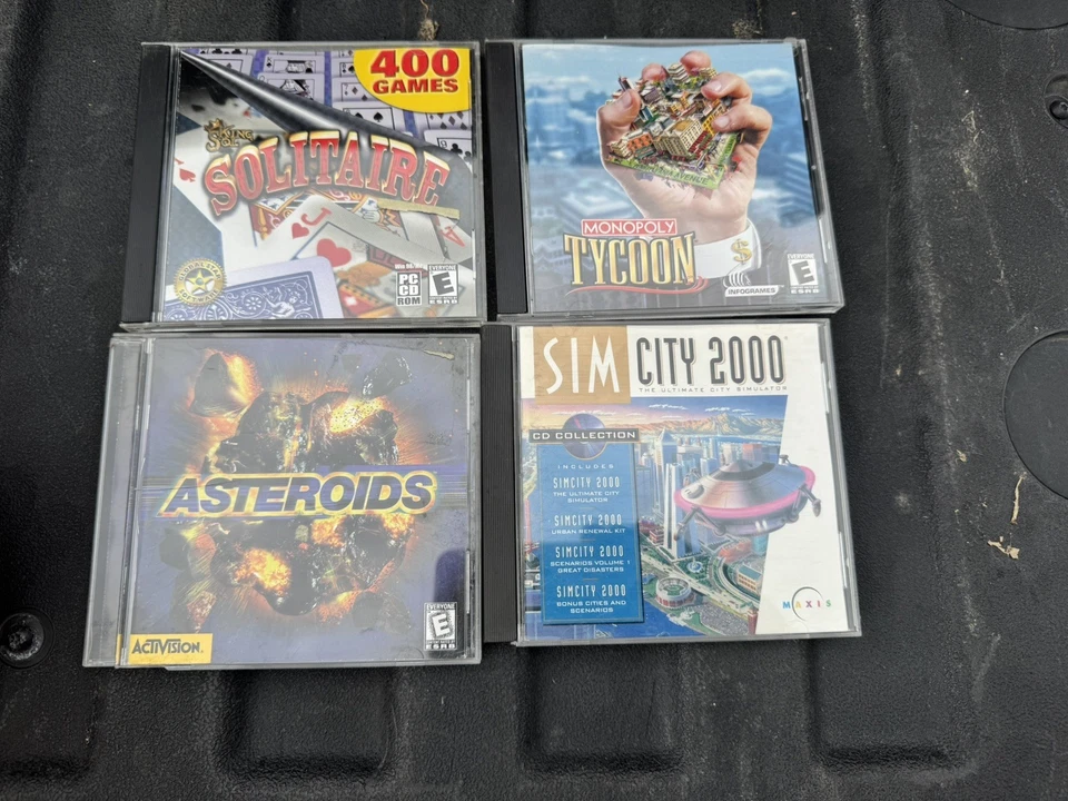PC Game Lot Sim City , Astroids, See Pics - Image 1 of 1