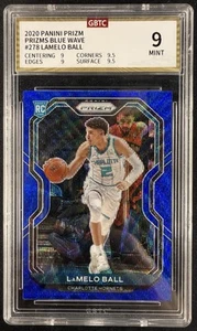 2020-21 Panini Prizm LaMelo Ball Blue Wave Rookie Prizm #278 GBTC 9 Charlotte - Picture 1 of 2