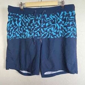 Fair Harbor Men's Size XXL Blue Turquoise Board Shorts Swim Trunks 7.5" Inseam - Picture 1 of 6