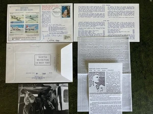RAF Cover - UK Records - Signed Judith Chisholm, J Nott & WW2 Pilot B Jennings - Picture 1 of 10