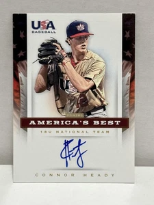 2012 Panini USA Baseball 18U National Team #CH Connor Heady Autogramm #/100 - Bild 1 von 2
