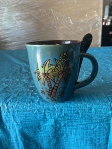 Agiftcorp 14 Unzen Souvenir/Geschenk Kaffeebecher mit Löffel/St. Pete Beach Florida - Bild 1 von 6