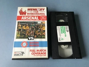 ARSENAL V BAYERN MUNICH - CLUB INTERNATIONAL 1988 FULL MATCH VHS VIDEO VINTAGE - Imagen 1 de 5