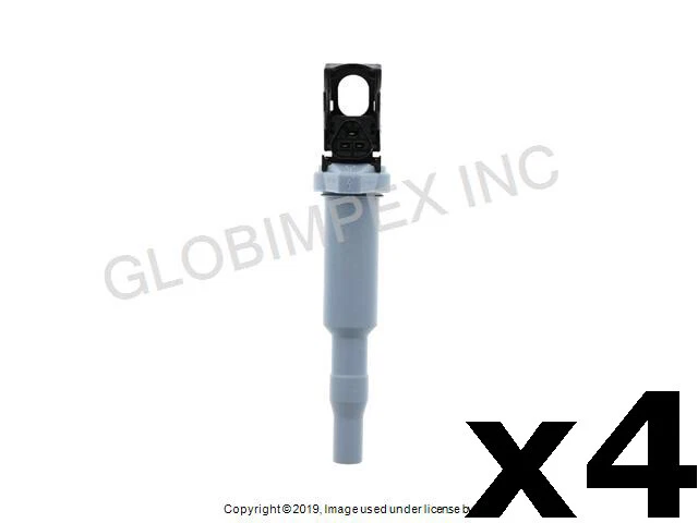 BMW MINI (2001-2017) Ignition Coil with Spark Plug Connector (4) BOSCH +Warranty - Image 1 of 1