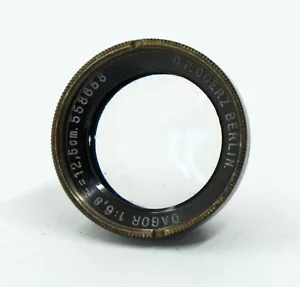 C.P. Goerz Berlin Dagor 12.5 cm F6.8 Front lens cell - Picture 1 of 2
