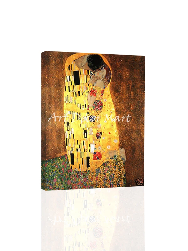 The Kiss, Gustav Klimt - ARTE DE PARED EN LIENZO O IMPRESO Mejor $$ Foto 1 de 2