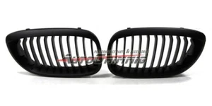 Parrilla de riñón capó delantero para BMW 04-06 E46 cupé 325Ci 330Ci NEGRO MATE 05 - Imagen 1 de 2