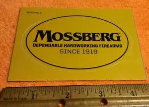 Mossberg Firearms Vinyl Peel N Stick Original Decal Sticker Shot Show 2023 - Picture 1 of 1
