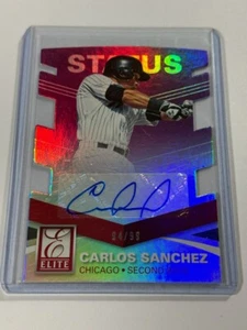 2015 Elite Signatures Status Purple Die-Cut /99 Yolmer Sanchez Rookie Auto RC - Picture 1 of 2