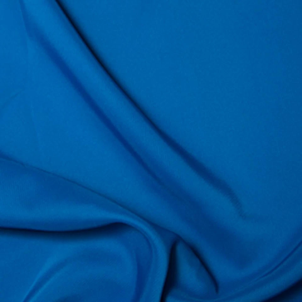 Dull Duchess Bridal Satin Fabric Material - TURQUOISE - Image 1 of 1