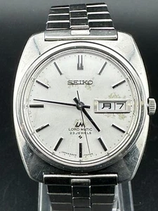 1971 Seiko LordMatic Men's Automatic Day Date Eng/Kanji 35mm Watch 5606-7180 - Picture 1 of 13