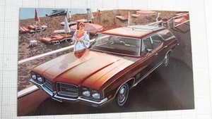 1971 Pontiac LeMans Station Wagon postcard - Picture 1 of 2