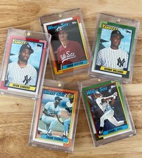 FRANK THOMAS ROBIN VENTURA DEION SANDERS SAMMY SOSA BERNIE WILLIAMS ROOKIE CARDS