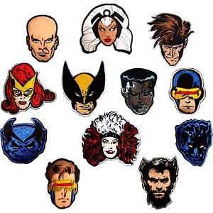 X-men Patches Embroidered Wolverine Storm Gambit Magneto Xavier Comics Faces