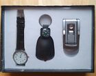 Rare Watch, Key Ring with Compass and Book Reading light, Boxed